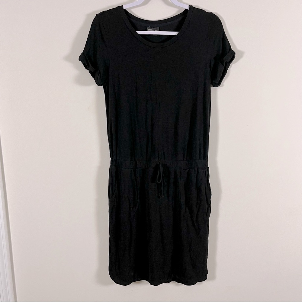 🤍 32 Degrees Cool Lux Stretch Classic Black Womens Dress Size S Summer Beachy 🤍